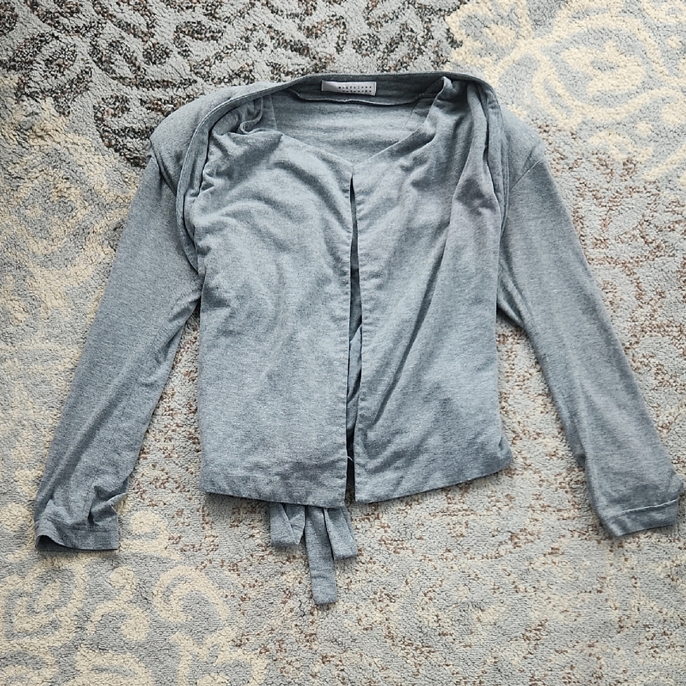 Magdalena Velevska Back-Laced Tailored Jacket Made in Australia Gray 8